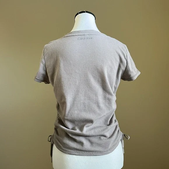 Calvin Klein - Drawstring Ruched Top - Small - Picture 2 of 6